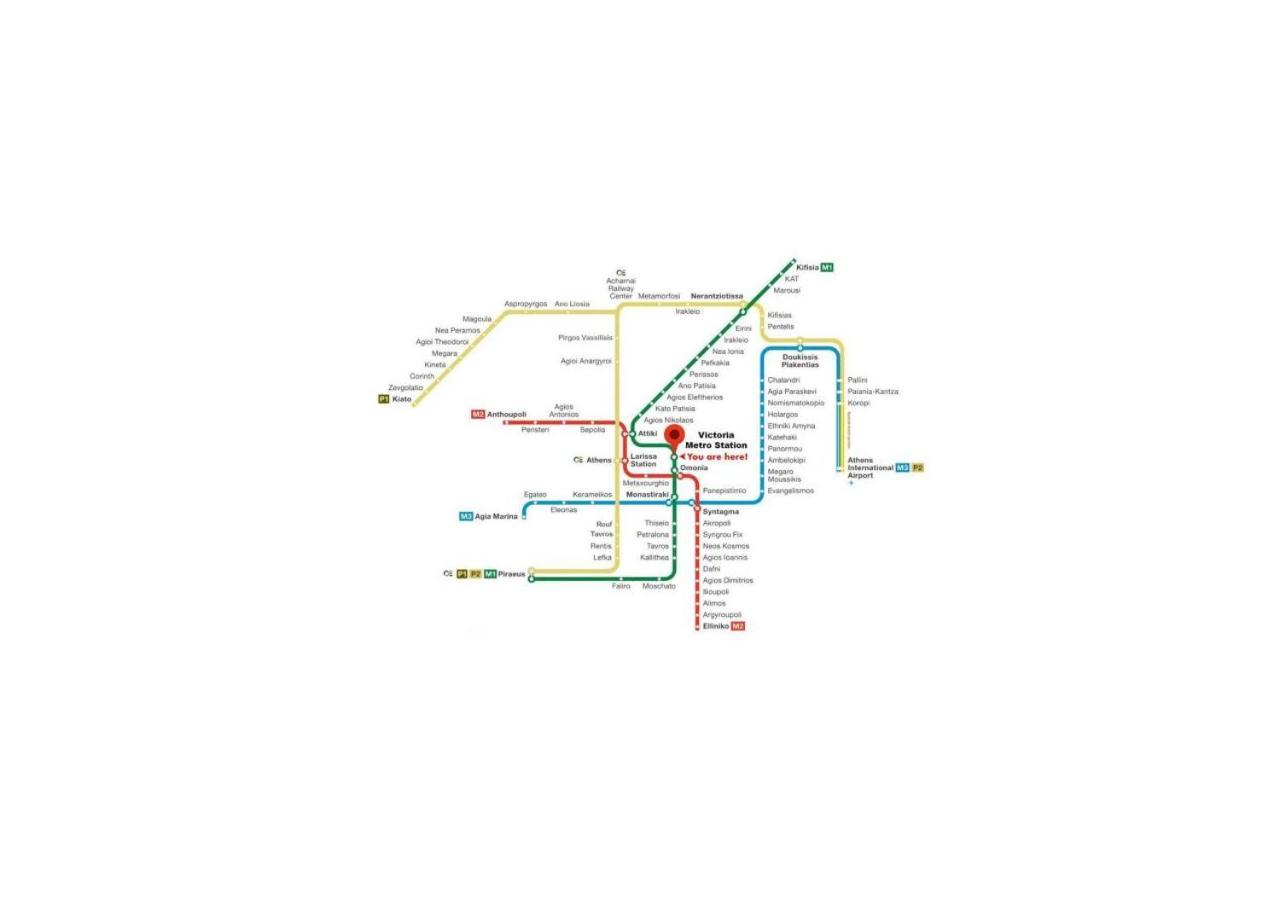 Spacious Central Flat☆3Min To Metro☆Ac|Netflix|Pc Athens Luaran gambar