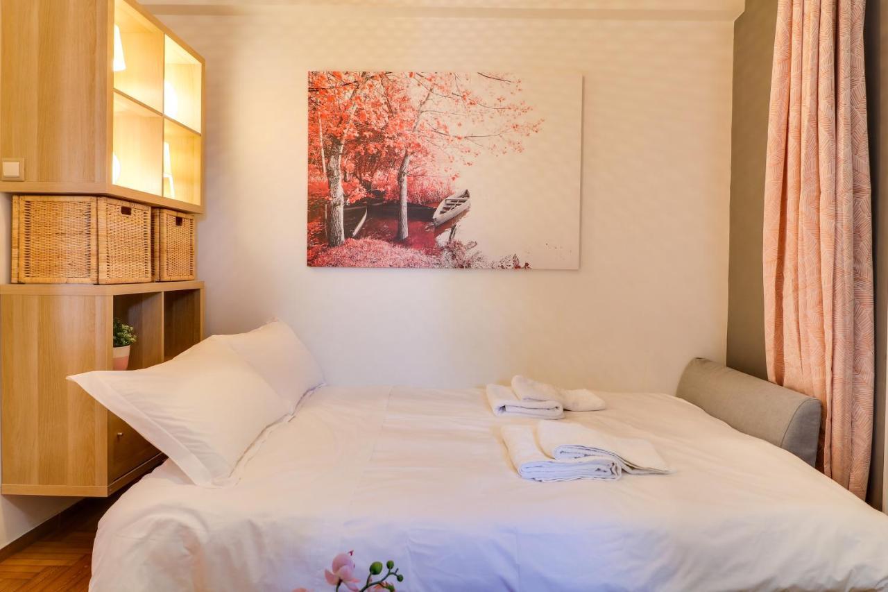 Spacious Central Flat☆3Min To Metro☆Ac|Netflix|Pc Athens Luaran gambar