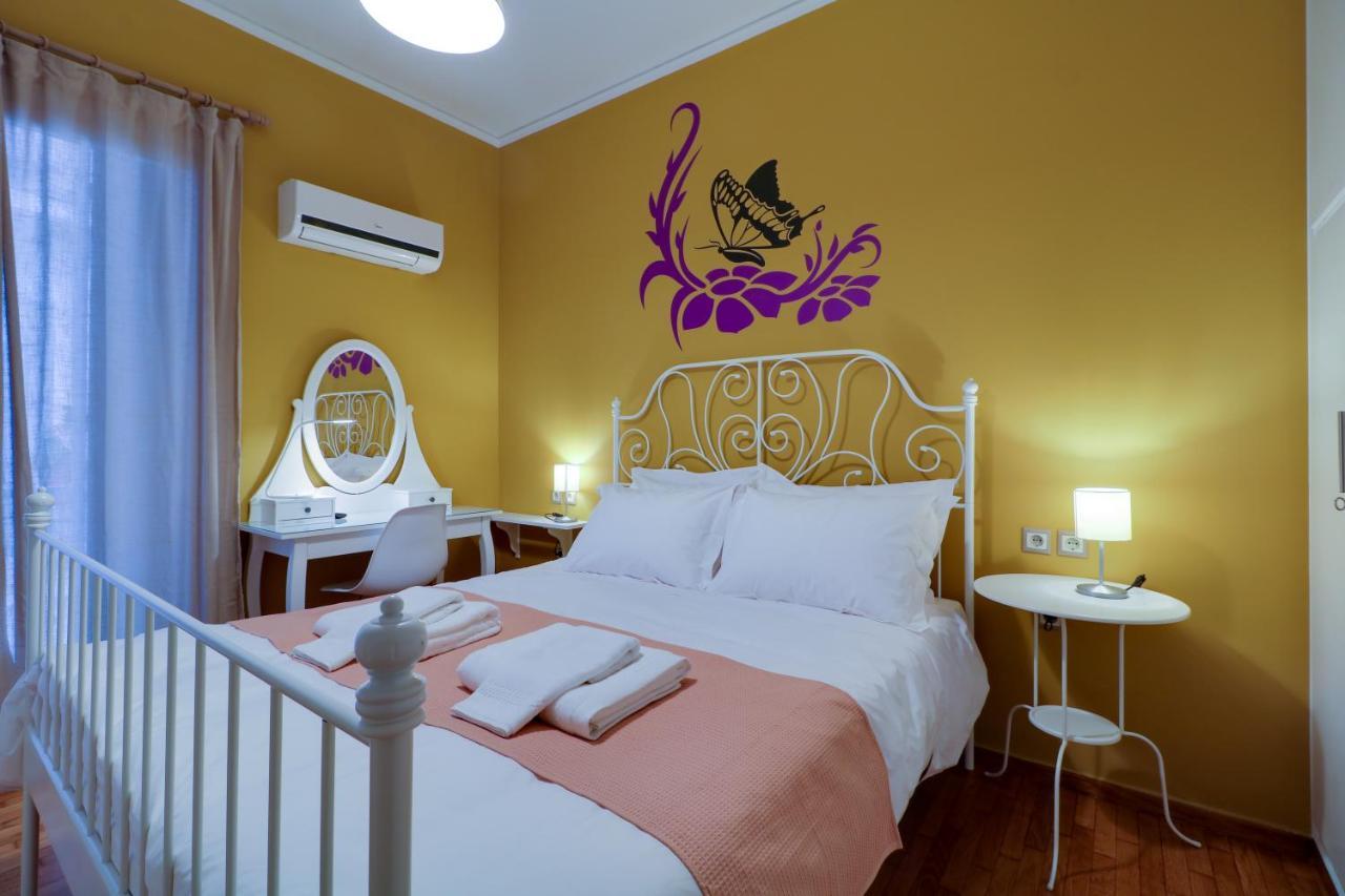 Spacious Central Flat☆3Min To Metro☆Ac|Netflix|Pc Athens Luaran gambar